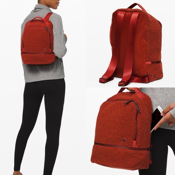 lululemon athletica Handbags - Lululemon City Adventurer Mini Fleece  Backpack